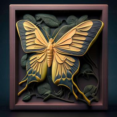 3D model Ornithoptera allotei (STL)